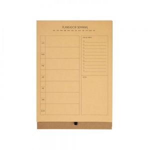 PLANEADOR SEMANAL ZIEL personalizada